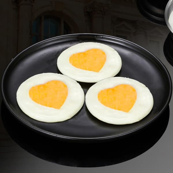 Posjerte eggkoker eggdamper rustfritt stål sølv lett å avforme