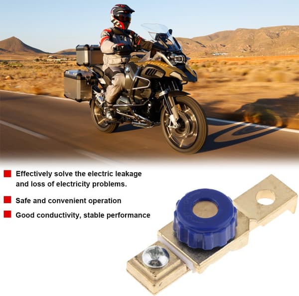 Motorcykelbatteriafbryder, hurtigudløserisolator til terminal, hovedafbryder mod lækage til autocampere, lastbiler, ATV, UTV, SUV