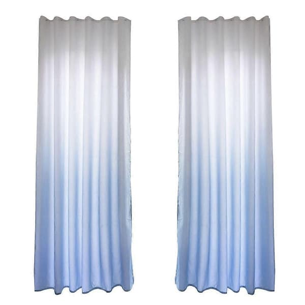 SSRGV Polyester Blackout Curtain Blackout Drape Bedroom Living Room Decor (Grey)