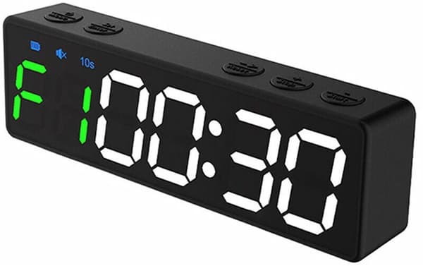 Sports Stopwatch Rechargeable Portable Countdown Timer with Magnetic Back