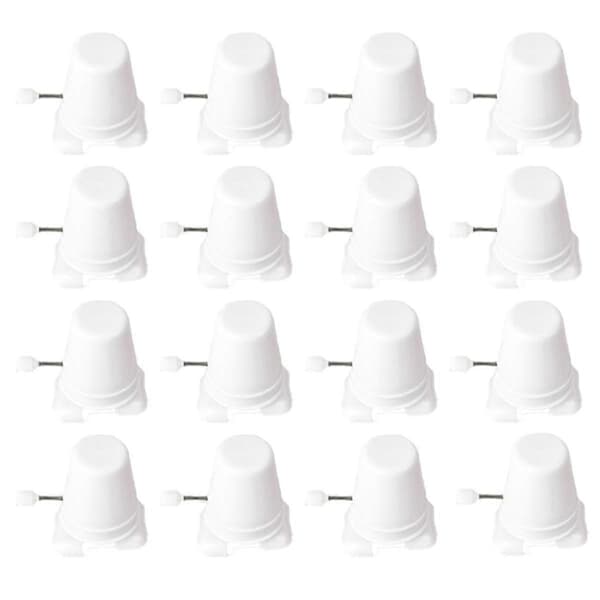 40 st urverksrobotar för barn, uppdragbara leksaker, rörelsemekanism, leksaker för lek Vit White