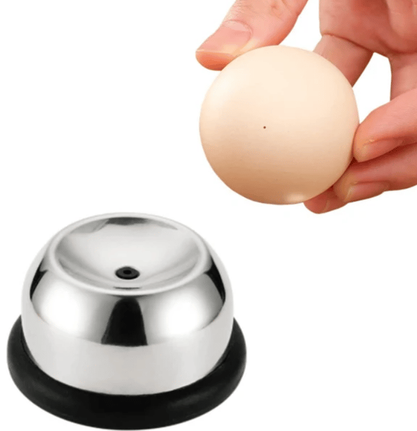 Stainless Steel Egg Piercer, Egg Hole Puncher for Boiled Eggs, Kitchen Gadget to Prevent Cracking, Handheld Egg Separator and Piercer
