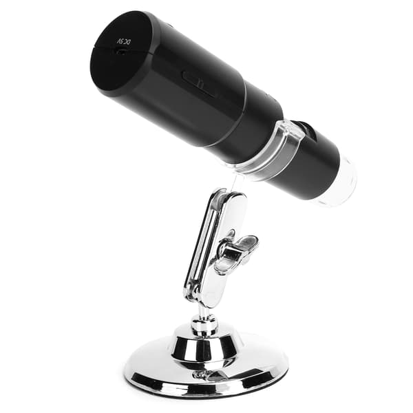 WiFi Wireless Microscope Portable 1000X Zoom Magnification 8 LED Magnifier with Stand