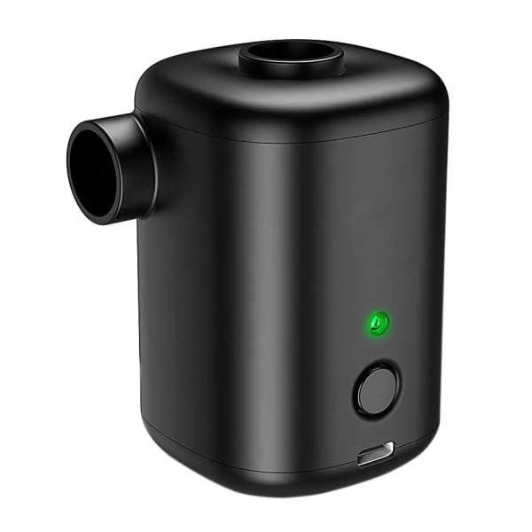 Elektrisk luftpumpe-bærbar luftpumpe med 3000mAh batteri USB genopladeligt for at puste op. Tøm for svømmering, poolflydere