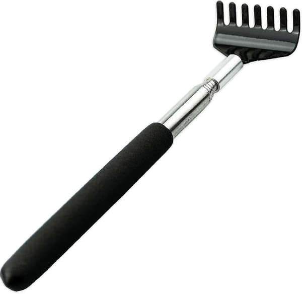 Back Scratcher, Stainless Steel Back Scratcher, Telescopic Itching Tool, Portable Extension