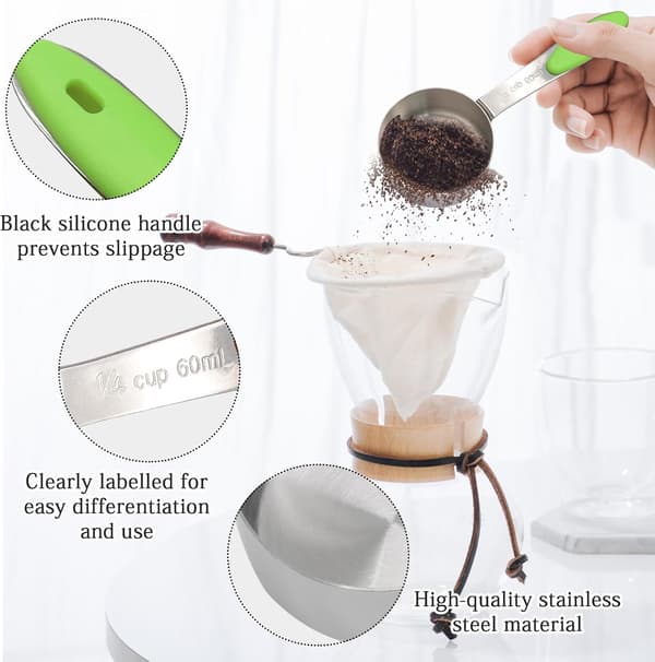 1/4 kopp måleskje grønn 60ML(1/4 Cup), Green size_name
