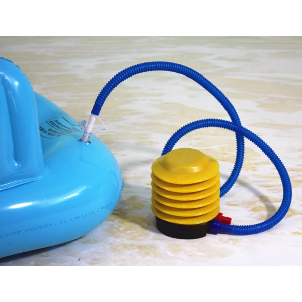 Foot Pump - Sports oppblåsbar pumpe for gummibåter, yoga, seng, madrass, gummibåt, treningsball, ballong, baller, svømmering og leker