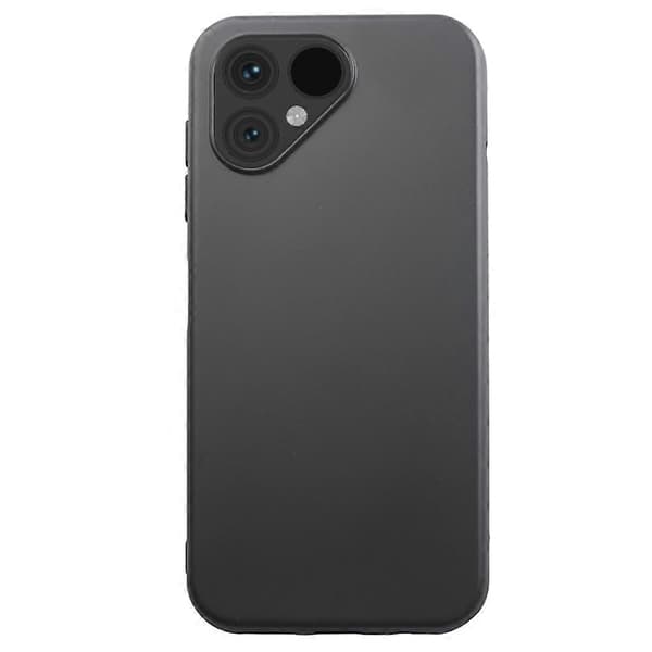 Black Case with Matte Finish for Fairphone 5 - Protective TPU Mobile Case