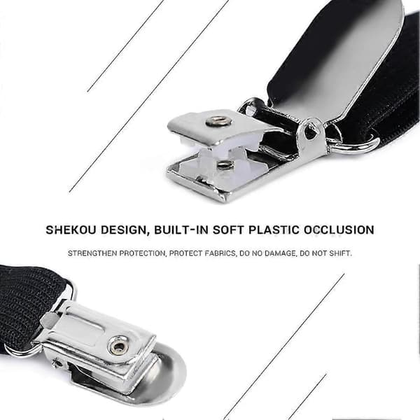 Flexible Sheet Savers, Adjustable Elastic Clips Sheet Holders, Metal Braces with Buckles for Stable Grip (Set of 4)