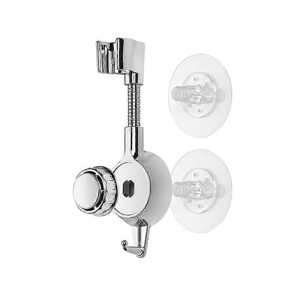 2 sugekopper dusjholder justerbar fast base sprayhode dusjstativ baderomsholder