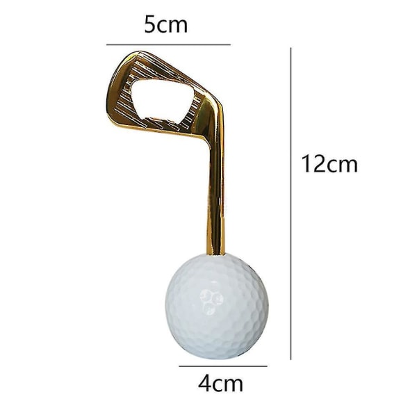 Golf Club Bottle Opener ,golfer Beer Gift Novelty Item For The Golf Lover And Beer Enthusiastgoldgold