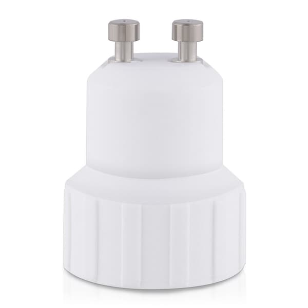 Adapter for sokkel - GU10 til E14 sokkelomformer - Bajonettbase Lampefeste Adapter for Halogen LED-lampe