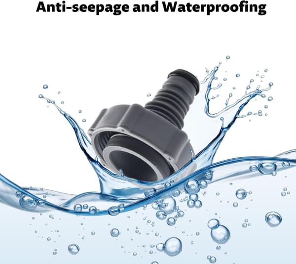 P6H1419 Pool Drain Valve Hose Adapter, Drain Adapter for Draining Water, Compatible with Pool Hose