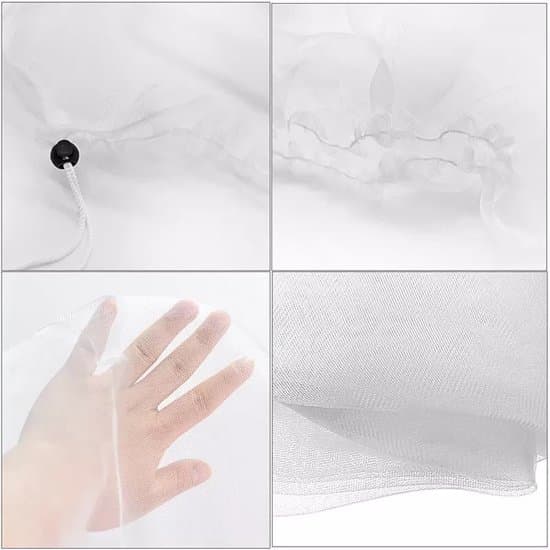 Plant Protection – Dome-shaped – 5-pack – 60x60x120 cm – HDPE Net – With Drawstring – Protects against insects and birds – Dome-shaped – With Drawstring – Reusable