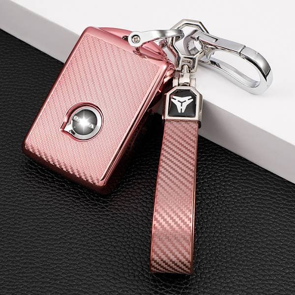Rosa bilnøglecover til Volvo XC40 XC60 XC90