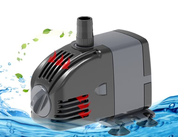 6W ultratyst dränkbar vattenpump för akvariefontän