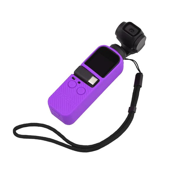 Protective Silicone Case with Lanyard for Osmo Pocket Gimbal Camera