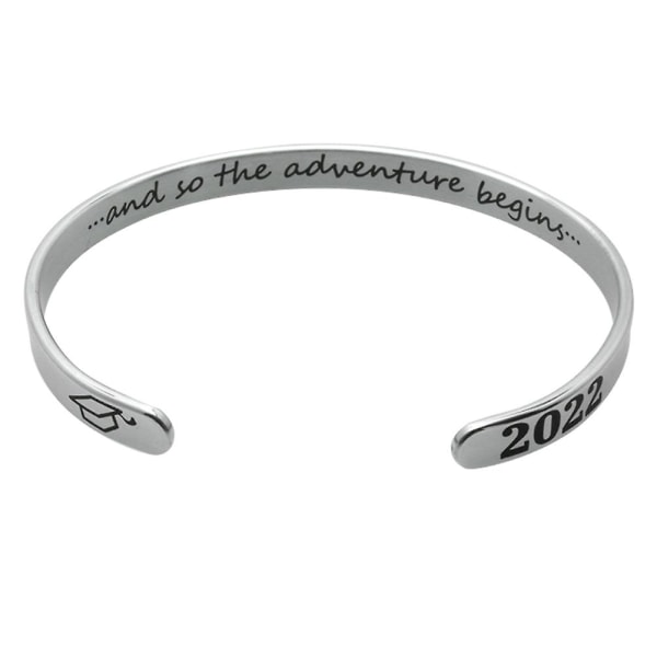 Vennskapsgaver Menn Grad Smykker Graduation Mansjett Menn Kobber Magnetisk Armbånd Sølv 16CM Silver 16CM