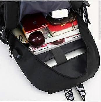 Fortnite Backpack - Waterproof School Bag with USB and Headphone Jack