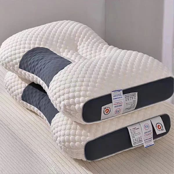 Ergonomically Designed Pillow Quick Recovery Support Pillow for Shoulder and Neck Stiffness or Strain Honeycombed Low Honeycombed Low Honeycombed Low