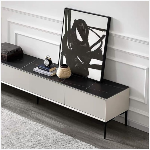 Möbelben Set med 4 svarta triangulära möbelfötter, galvaniseringspoleringsprocess, för skåp, soffa, soffbord, tv-skåp