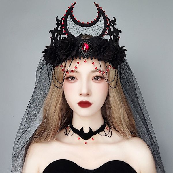 Halloween Häxhatt Halloweenfest Häxhatt Cosplay Kostymtillbehör Festkläder Vikbar Häxhatt För Kvinnor Svart