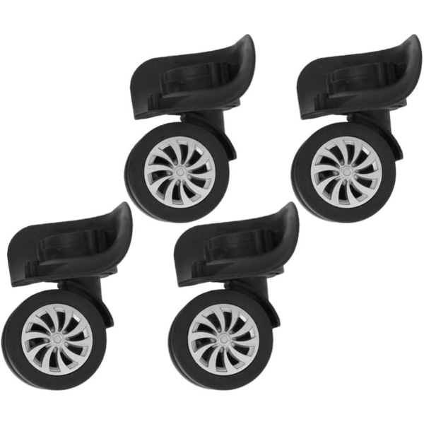 4st Bagageväska Byte Hjul Universal Svänghjul Hjul Bagage Mute Hjul Lager Hjul Roller Heavy Duty hjul för resedräktc