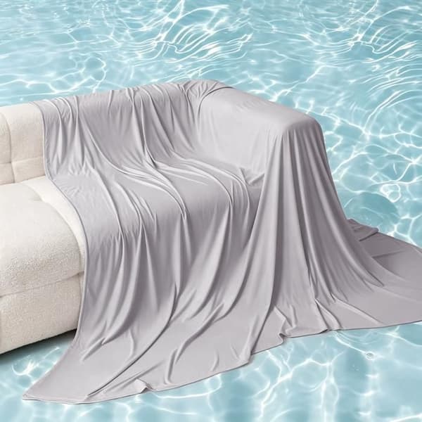 Cooling Blanket for Summer, Cooling Technology Blanket, Soft Lightweight Throw for Sofa, 200x230cm, Grey