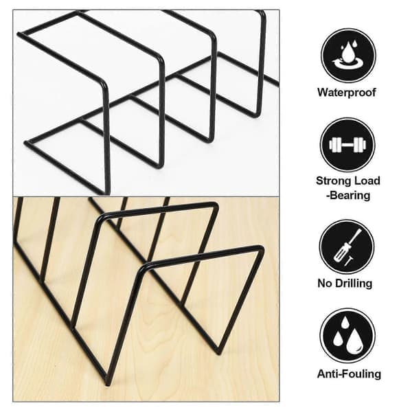 Metal Vinyl Record Display Shelf Turntable Storage Rack Exhibition Stand Holder A