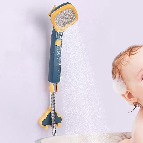 Wall Mounted Shower Holder Removable Wall Mounted Shower Head Holder with Adjustable Angle Shower Head Holder Adjustable Cloud Shaped Bracket [DB]