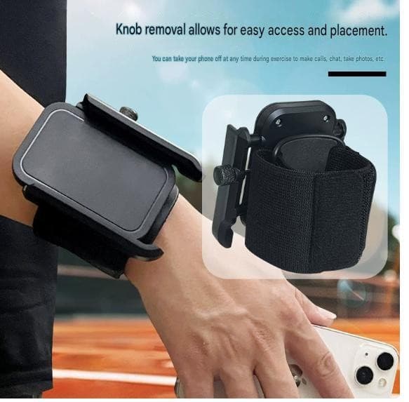 Löpande armbindel och handledstelefonhållare, multifunktionell sport handledsrem för män och kvinnor