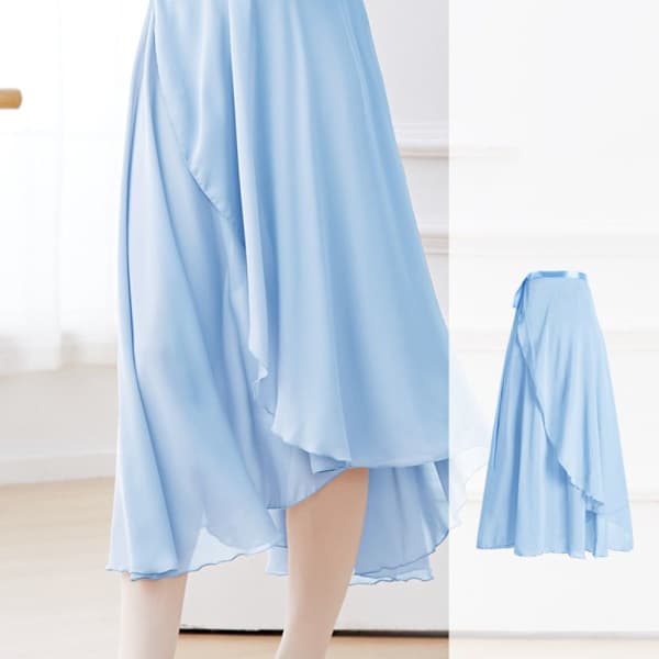 Balletskørt Langt skørt LYSEBLÅ Lyseblå Lyseblå Light blue