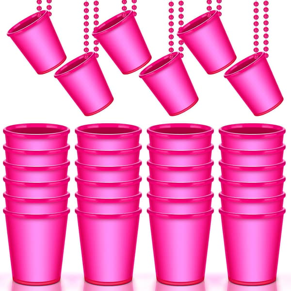24 st Hot Pink Shot Party för bröllop