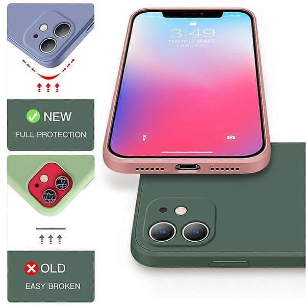 Silikonskal med handledsrem för iPhone 14 Plus