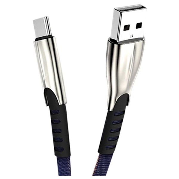 USB C til lade-datakabel for USB Type C-kabel for S8 S9 S10 Super Charge (blå)