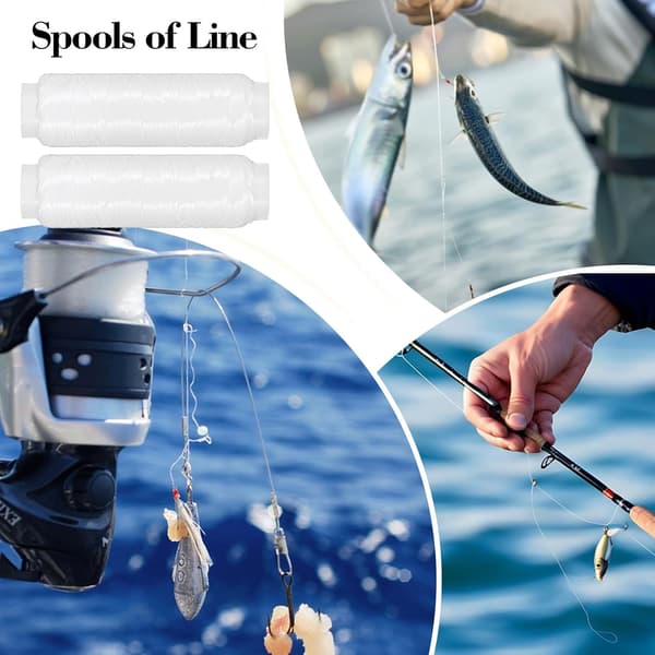 4 st fiskebete elastisk 0,2 mm för