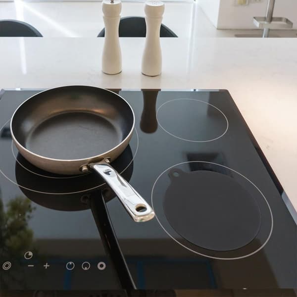 Induktionskogeplademåtte og 2 stk. varmeisolerende silikonepuder til fleksibel brug
