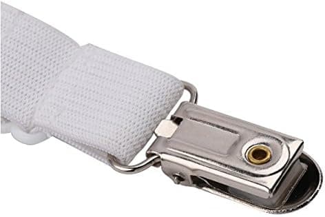 Lagenstropper, Lange, Justerbare Lagnerbeskyttere (Sort), 6 Sider Tr