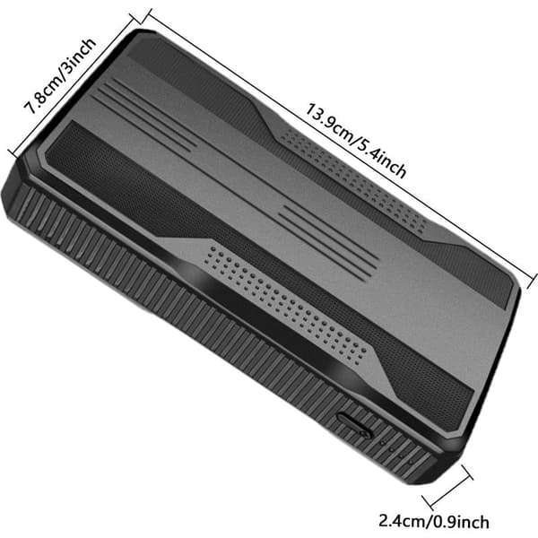 Portable 12V Vehicle Starter, Automatic Car Battery Starter, Compact Reliable Backup Power Bank for Car Start