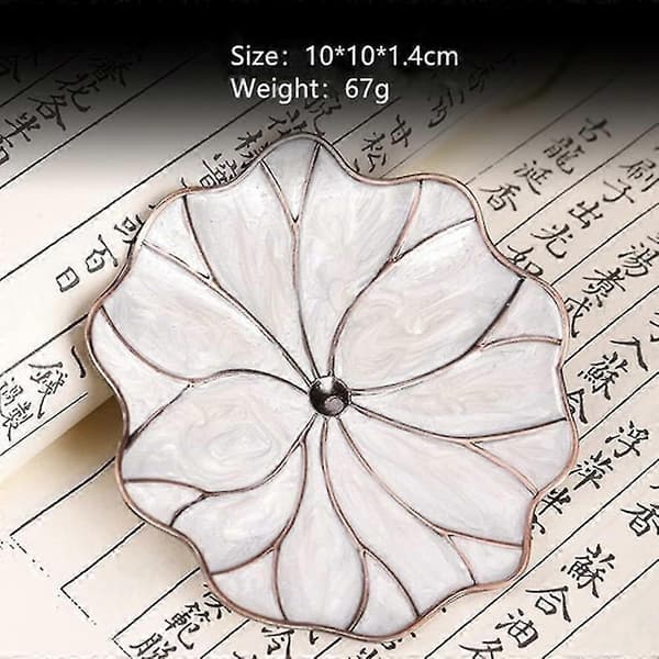 Incense Burner, Shell Stick Incense Holder with Detachable Ash Catcher