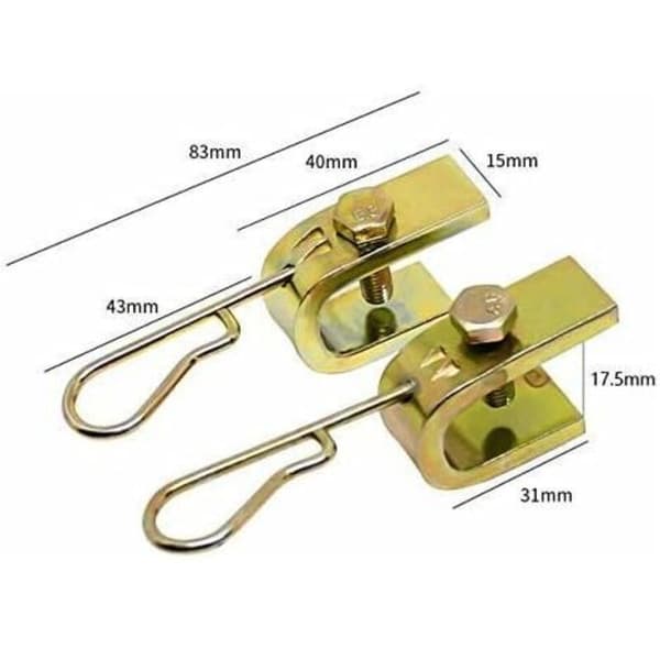 Set med 4 däckventilförlängare flexibel slangventil 150 mm med 2 fästen dengyank