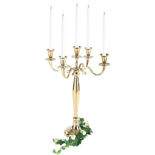 TG Gull Kandelaber Lysestaker - 5-armet Lysestake
