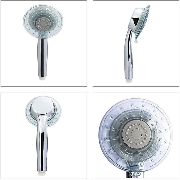 LED brusehoved, 7 farver LED-lys farveskiftende brusehoved, 2 typer vandtilstand passer til de fleste standard brusehoveder