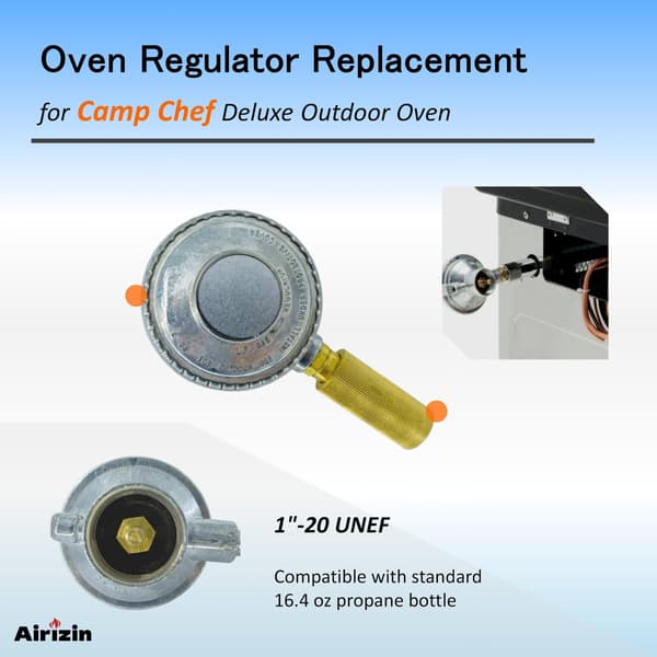 Erstatningsregulator SPG25-17 til propanovn til Camp Chef Deluxe Outdoor[YATOUT] Camp Chef Camp Chef