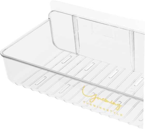 Floating Shelves Bathroom PET Material Storage Rack High Durability Simple Practical Design