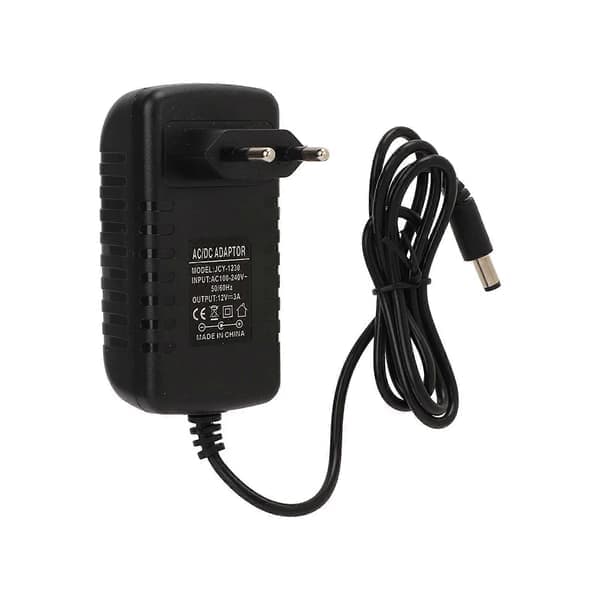 12V 3A Strømforsyningsadapter Universal Strømadapter Transformator for Skjerm EU-plugg 100-240V