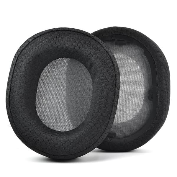 2 Pcs Black Mesh Earpads Replacement compatible with Corsair HS55, HS55 PRO, HS65 Gaming Headset