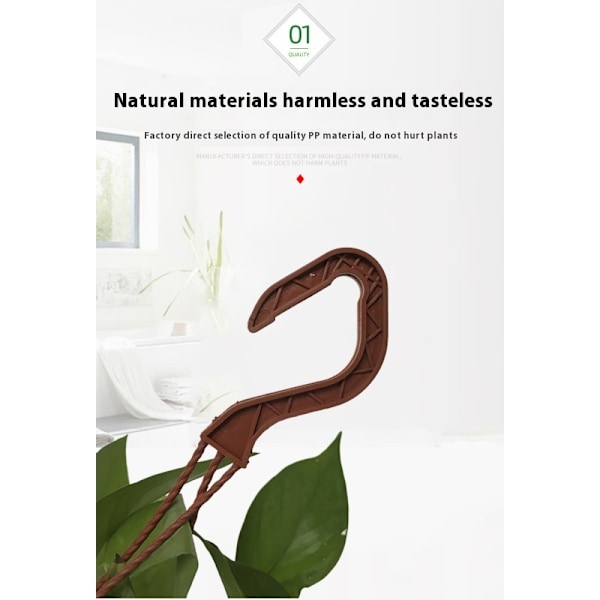 6 set röda hängande blomkrukor i plast, väggmonterade orkidékrukor för inomhus- och utomhusdekoration (blomkrukediameter 18 cm)