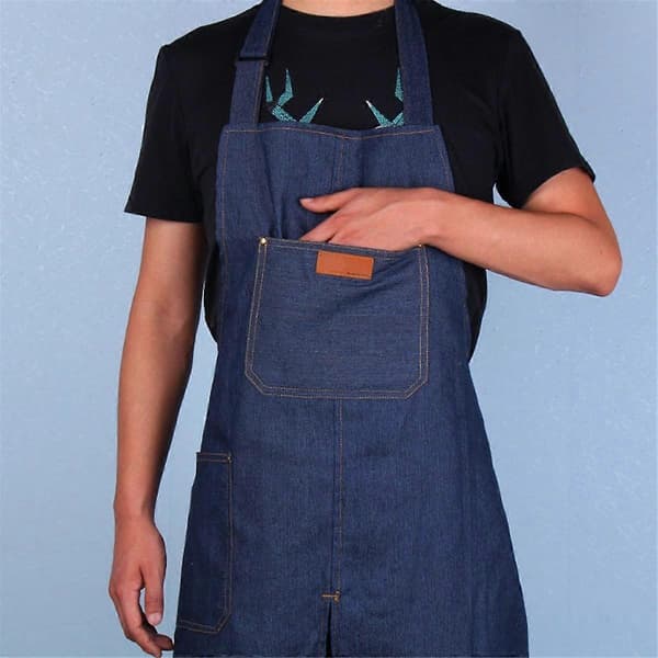 Justerbart keramikkforkle med delte ben og lomme, DIY keramikkskulptur leireholdeoverall