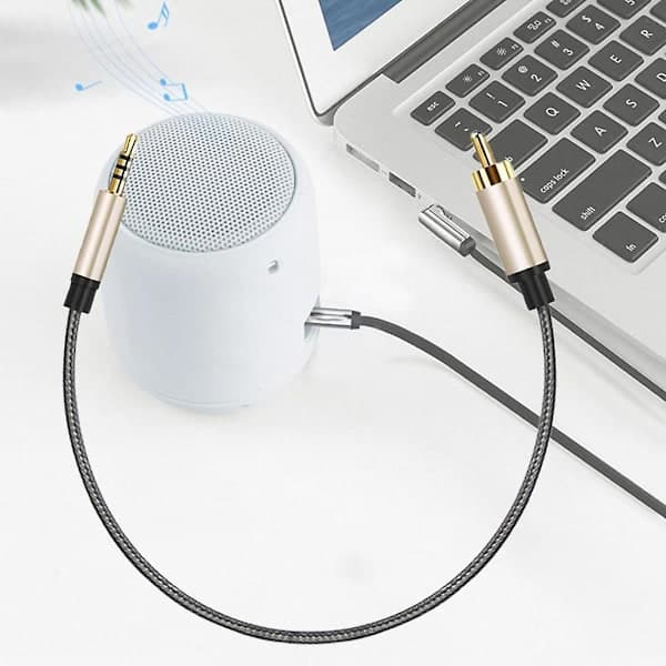 3,5 mm til han RCA Audio Stereo Adapter Koaksialkabel, Forgyldt Stik 3m 3m 3m